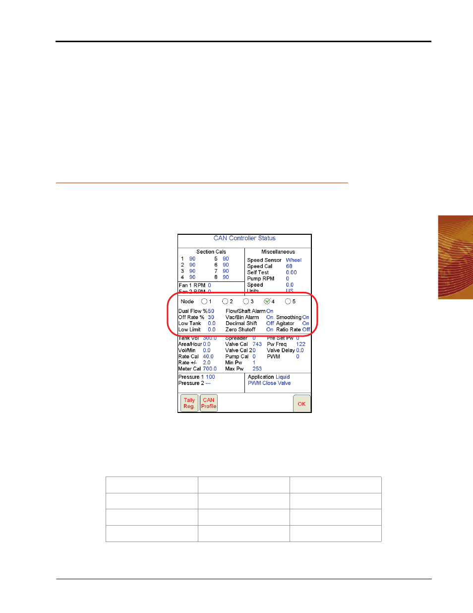 Data box 1 for products 4-5 | Seed Hawk Raven 2011 User Manual | Page 45 / 248