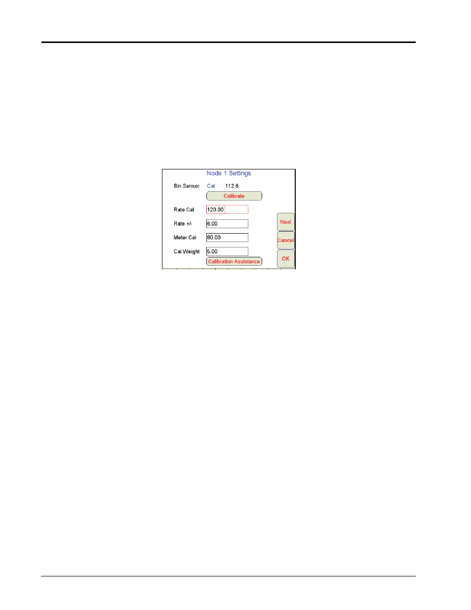 Node settings screen (page 1) | Seed Hawk Raven 2011 User Manual | Page 50 / 248
