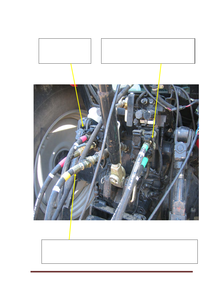 3 hydraulic hose hook up | Seed Hawk TOOLBAR 2011 User Manual | Page 28 / 72