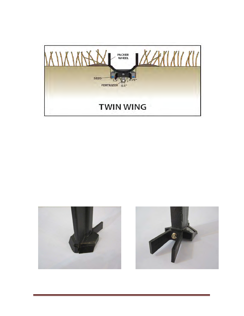 3 twin wing | Seed Hawk TOOLBAR 2011 User Manual | Page 40 / 72