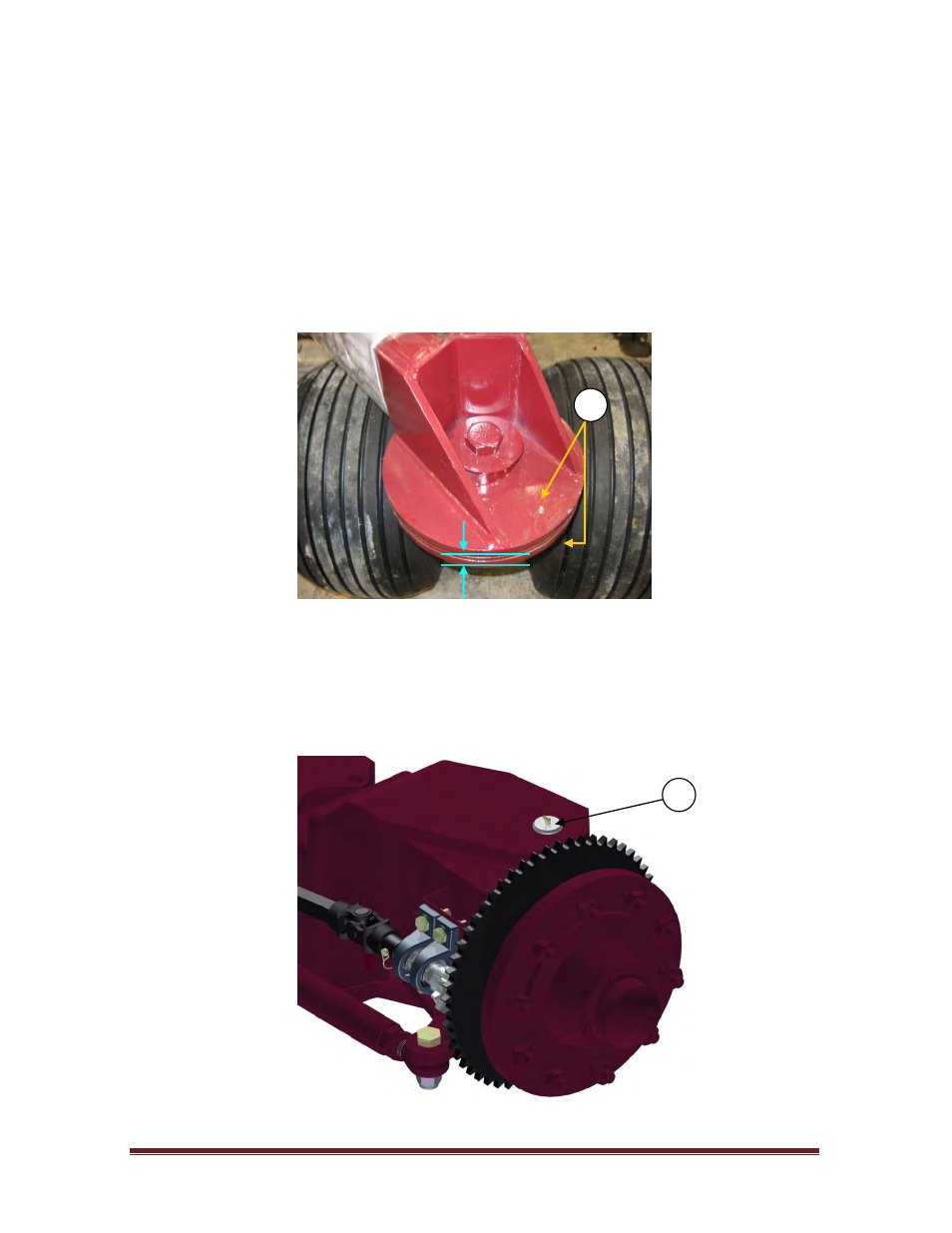 3 caster wheel grease fittings, 4 caster wheel plate gap, 5 rear wheel steering grease fittings | Seed Hawk TOOLBAR 2011 User Manual | Page 50 / 72