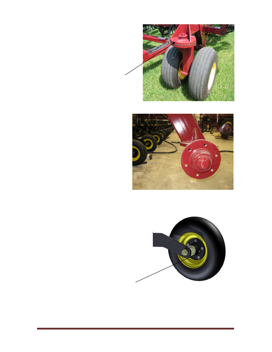 6 wheel hubs, 1 main frame whee hubs, 2 wing hubs | 3 packer wheel hubs | Seed Hawk TOOLBAR 2011 User Manual | Page 51 / 72
