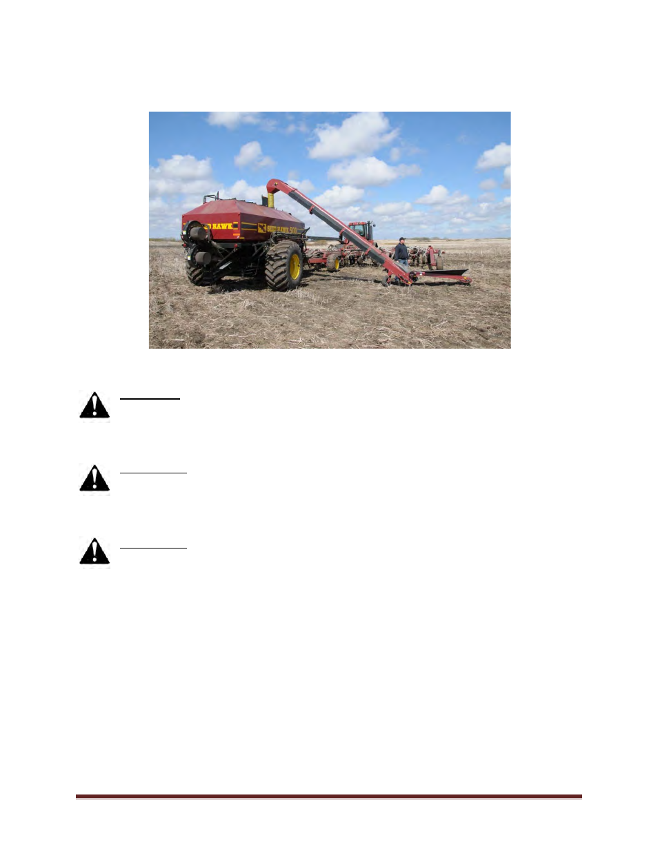 Fill conveyor, 2 fill conveyor | Seed Hawk Ground Drive: Granular & Liquid 2011 User Manual | Page 25 / 78