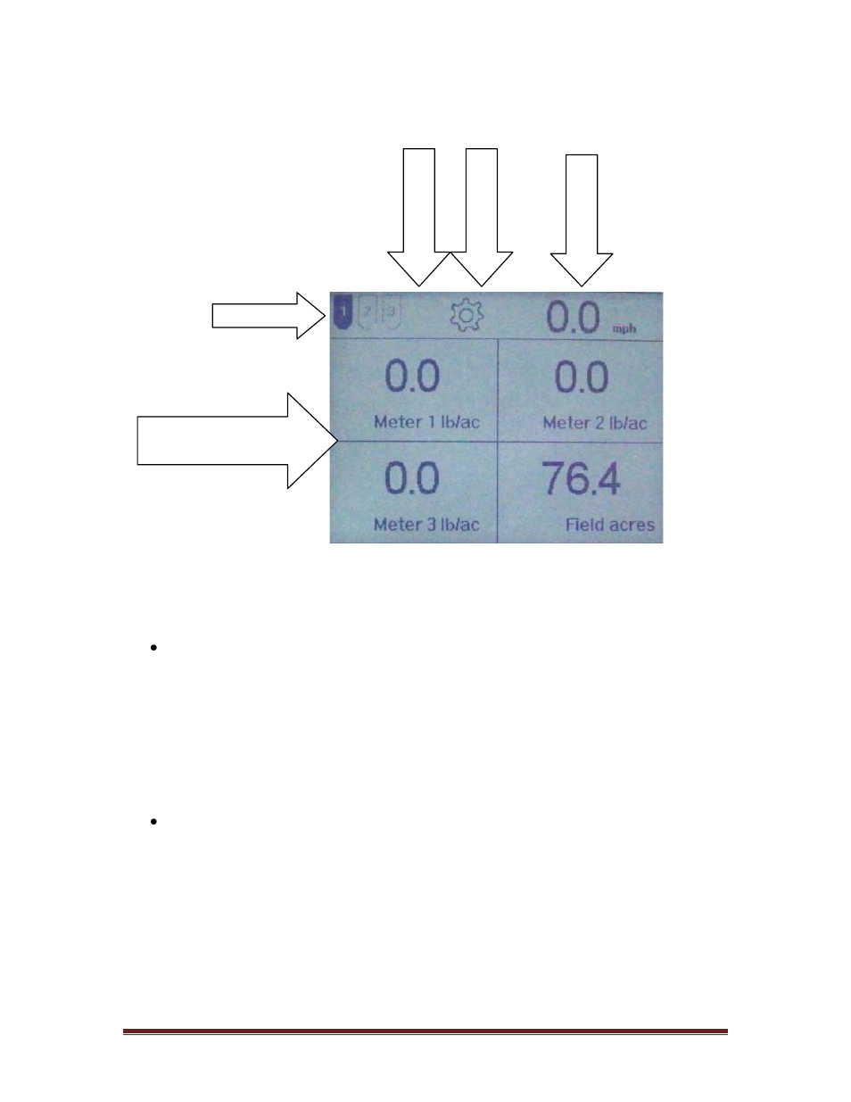 Normal operate screen, 1 normal operate screen | Seed Hawk Ground Drive: Granular & Liquid 2011 User Manual | Page 50 / 78