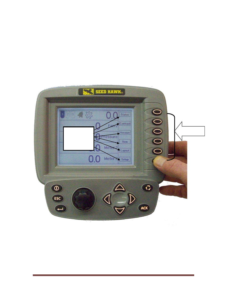 Soft key menus, 3 soft key menus | Seed Hawk Ground Drive: Granular & Liquid 2011 User Manual | Page 52 / 78