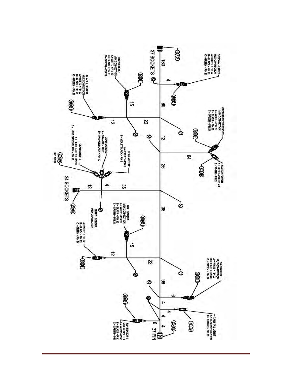 Common tank wiring harness, 2 common tank wiring harness | Seed Hawk Ground Drive: Granular & Liquid 2011 User Manual | Page 68 / 78