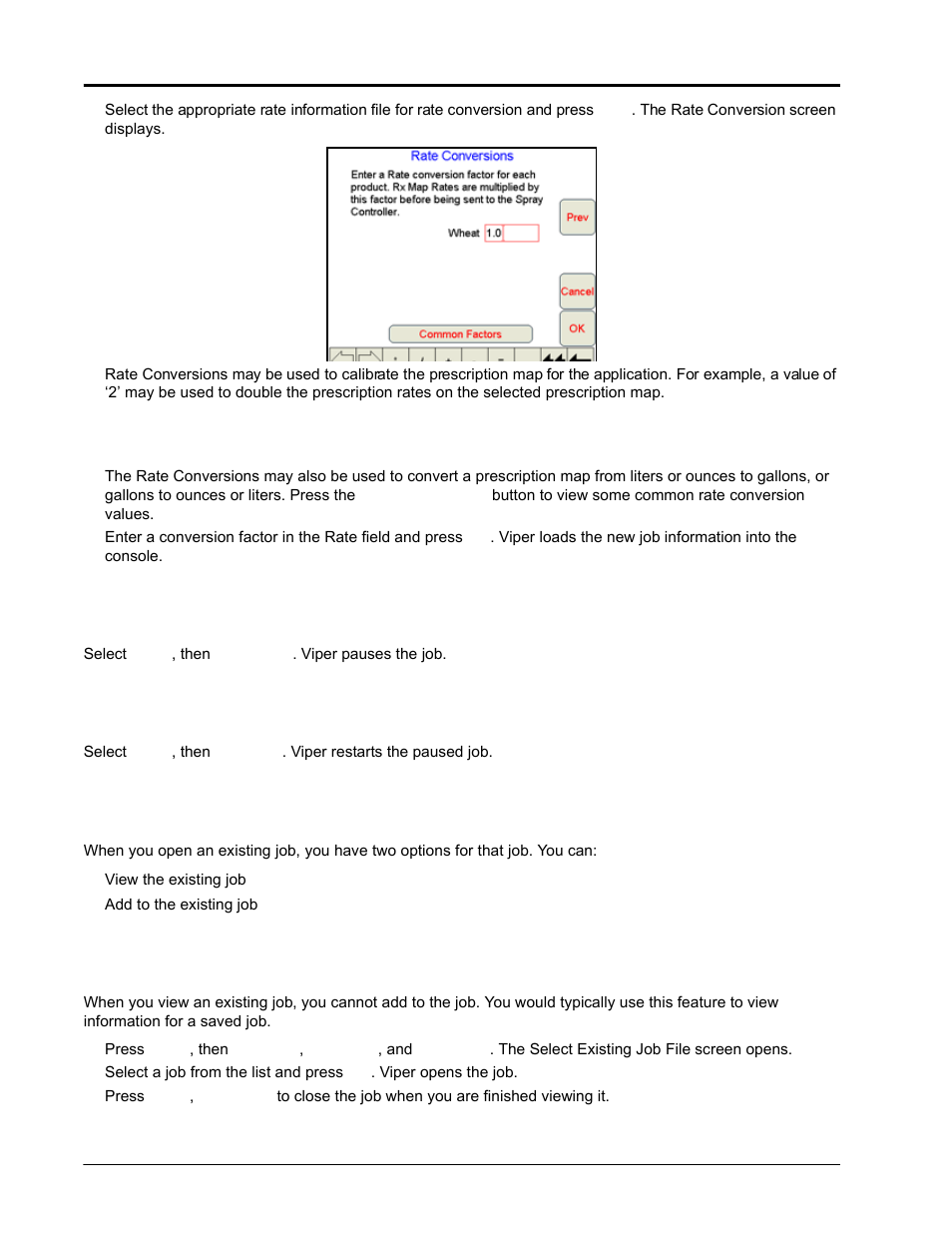 Pausing a job, Restarting a paused job, Existing jobs | Viewing an existing job | Seed Hawk Raven 2010 User Manual | Page 130 / 248