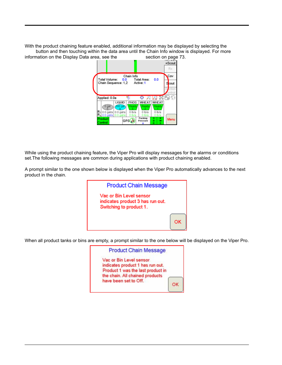 Display data, Miscellaneous messages | Seed Hawk Raven 2010 User Manual | Page 140 / 248