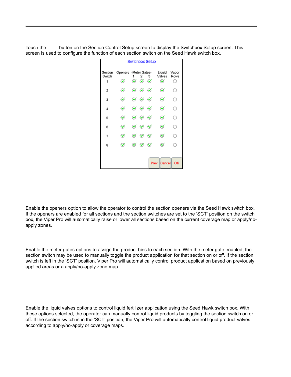 Sct switchbox setup | Seed Hawk Raven 2010 User Manual | Page 150 / 248