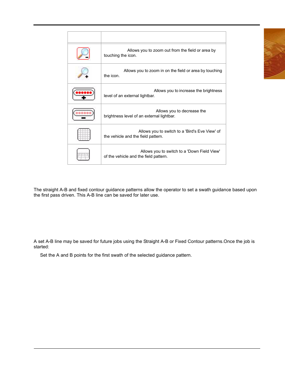 A-b lines, Saving an a-b line | Seed Hawk Raven 2010 User Manual | Page 165 / 248