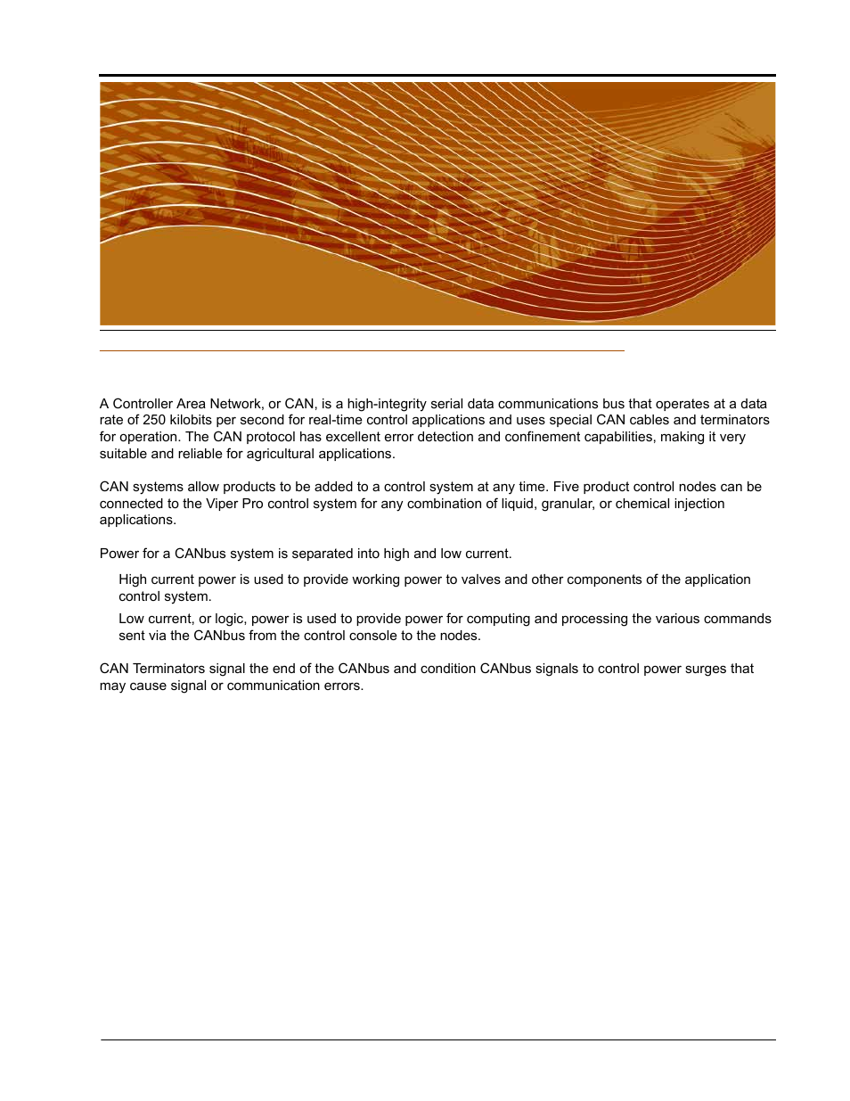 Can (controller area network) setup, Overview of a raven canbus system, Chapter 3 | Seed Hawk Raven 2010 User Manual | Page 31 / 248