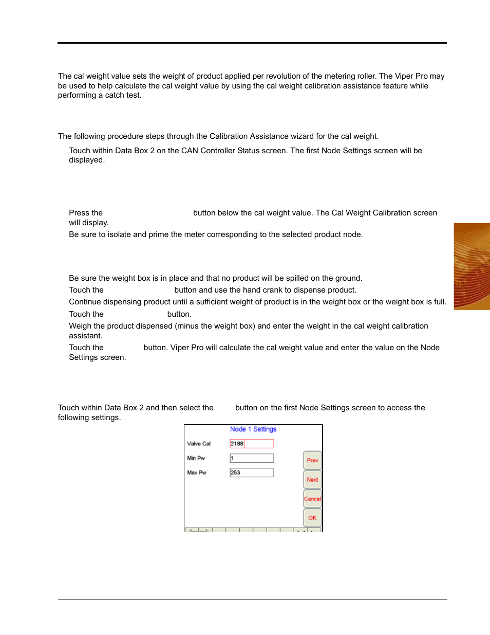 Node settings screen (page 2) | Seed Hawk Raven 2010 User Manual | Page 51 / 248