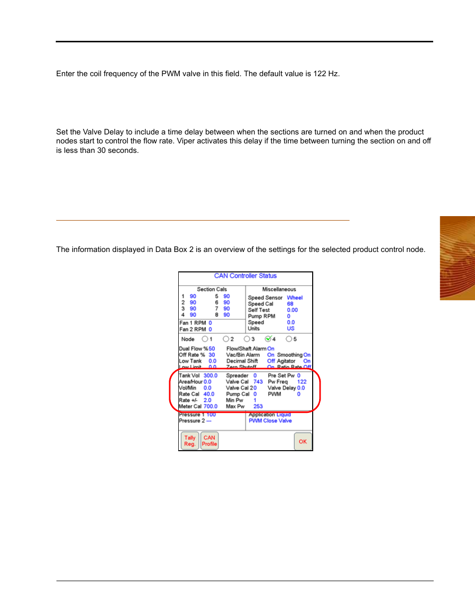 Data box 2 for products 4-5 | Seed Hawk Raven 2010 User Manual | Page 53 / 248