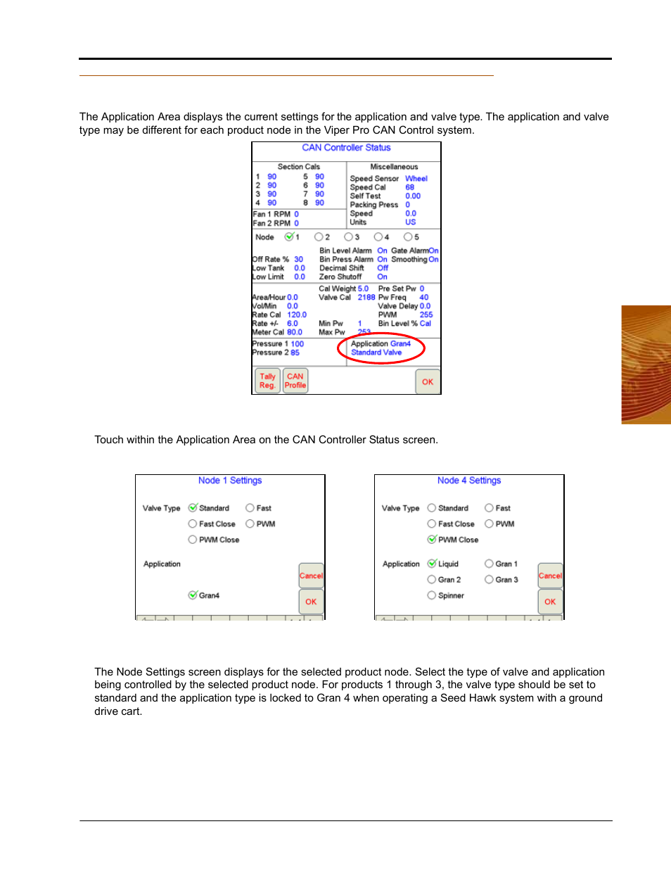 Application area | Seed Hawk Raven 2010 User Manual | Page 61 / 248