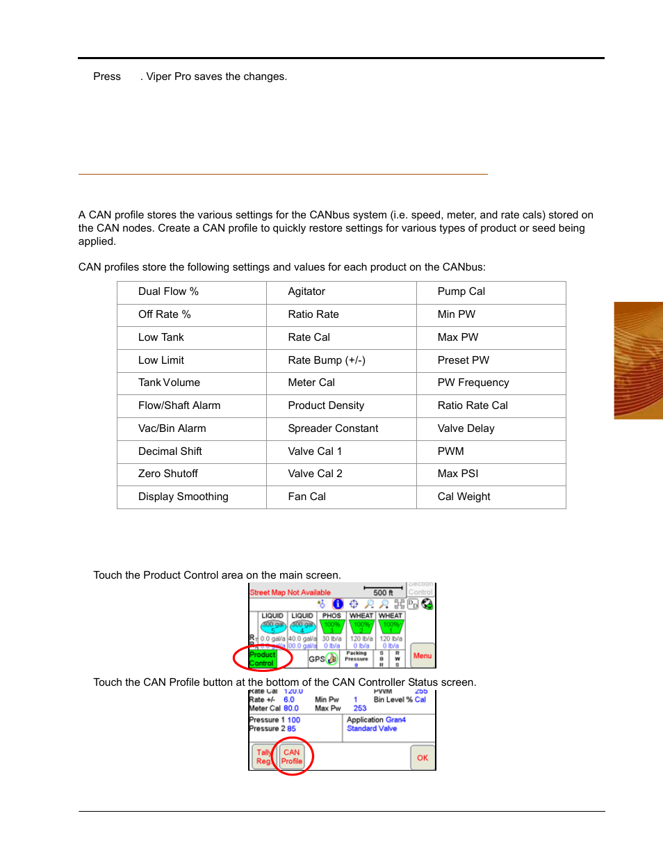 Can profile | Seed Hawk Raven 2010 User Manual | Page 65 / 248