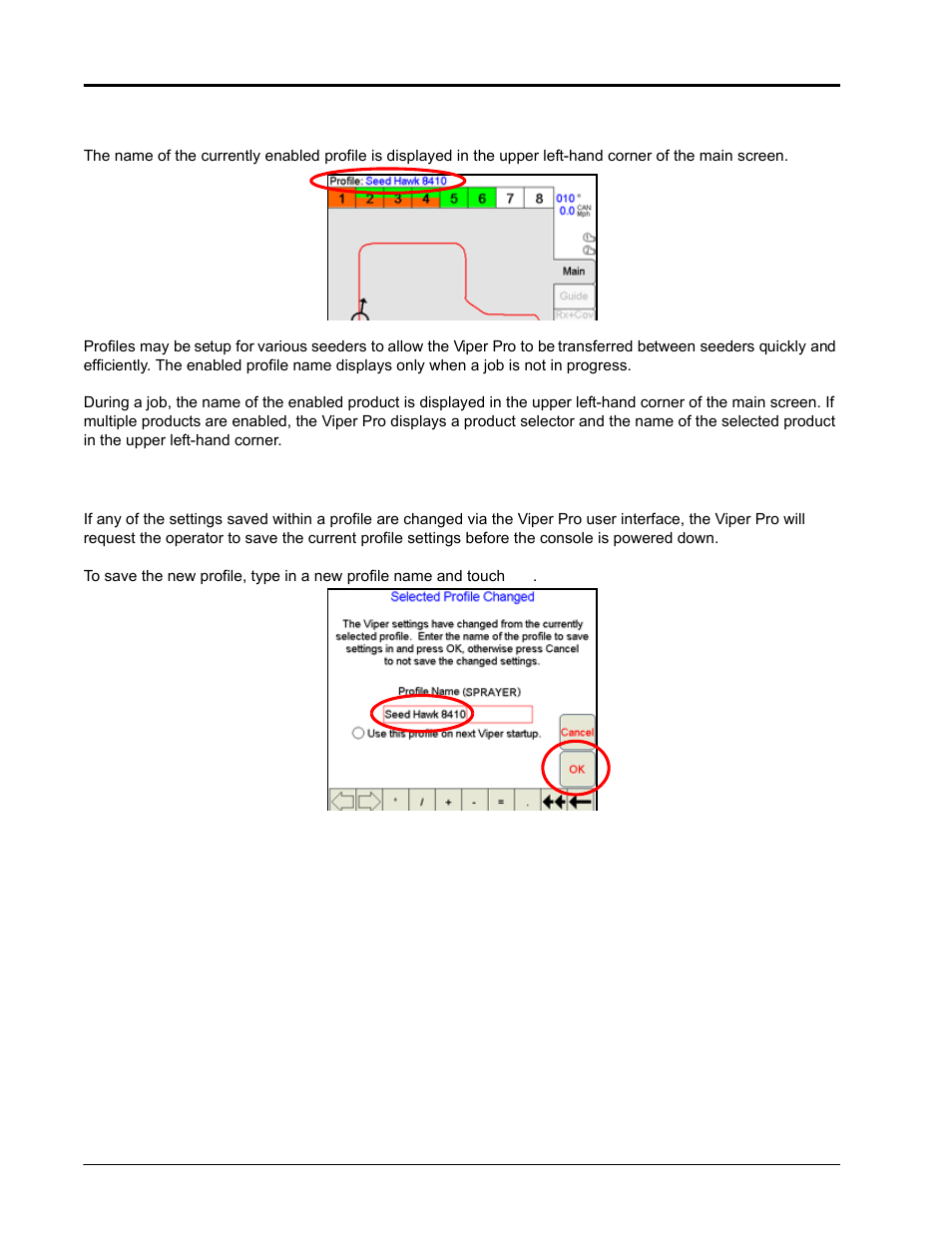 Profile | Seed Hawk Raven 2010 User Manual | Page 72 / 248
