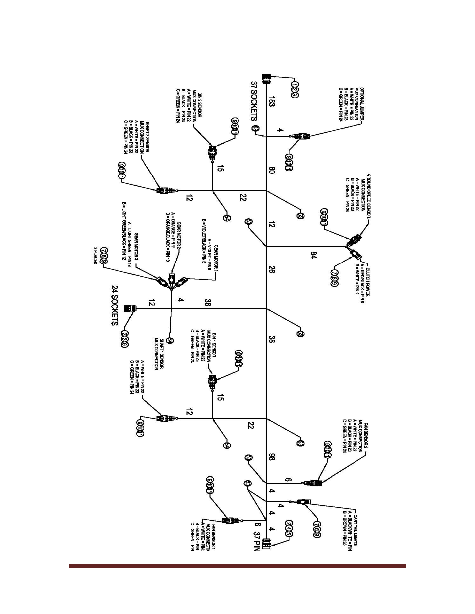 2 common tank wiring harness | Seed Hawk GRANULAR AND LIQUID TANKS 2010 User Manual | Page 62 / 72