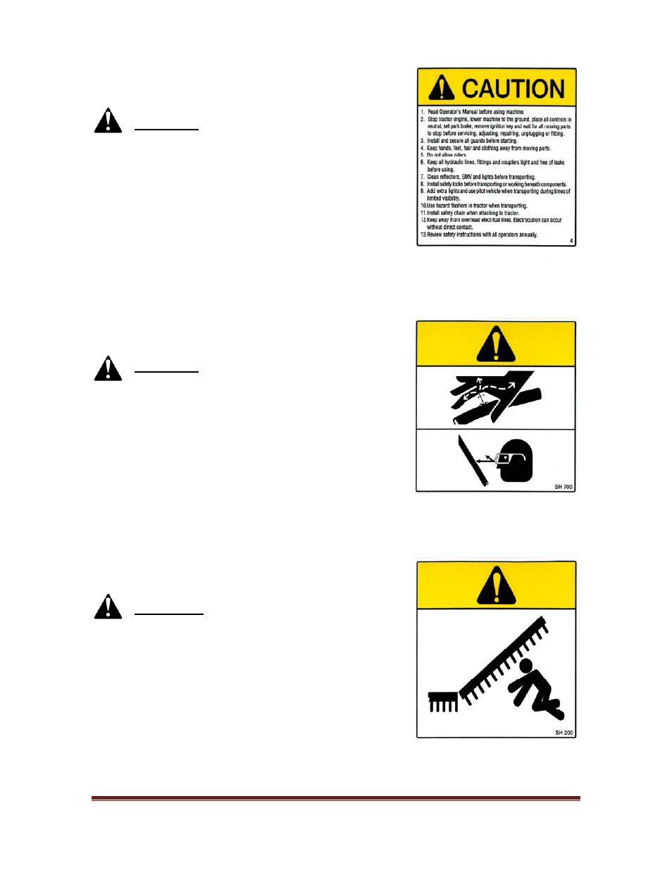 1 applied safety signs | Seed Hawk TOOLBAR 2010 User Manual | Page 16 / 73