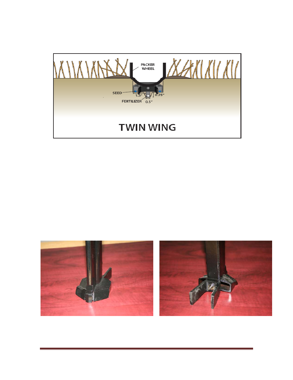 3 twin wing | Seed Hawk TOOLBAR 2010 User Manual | Page 39 / 73