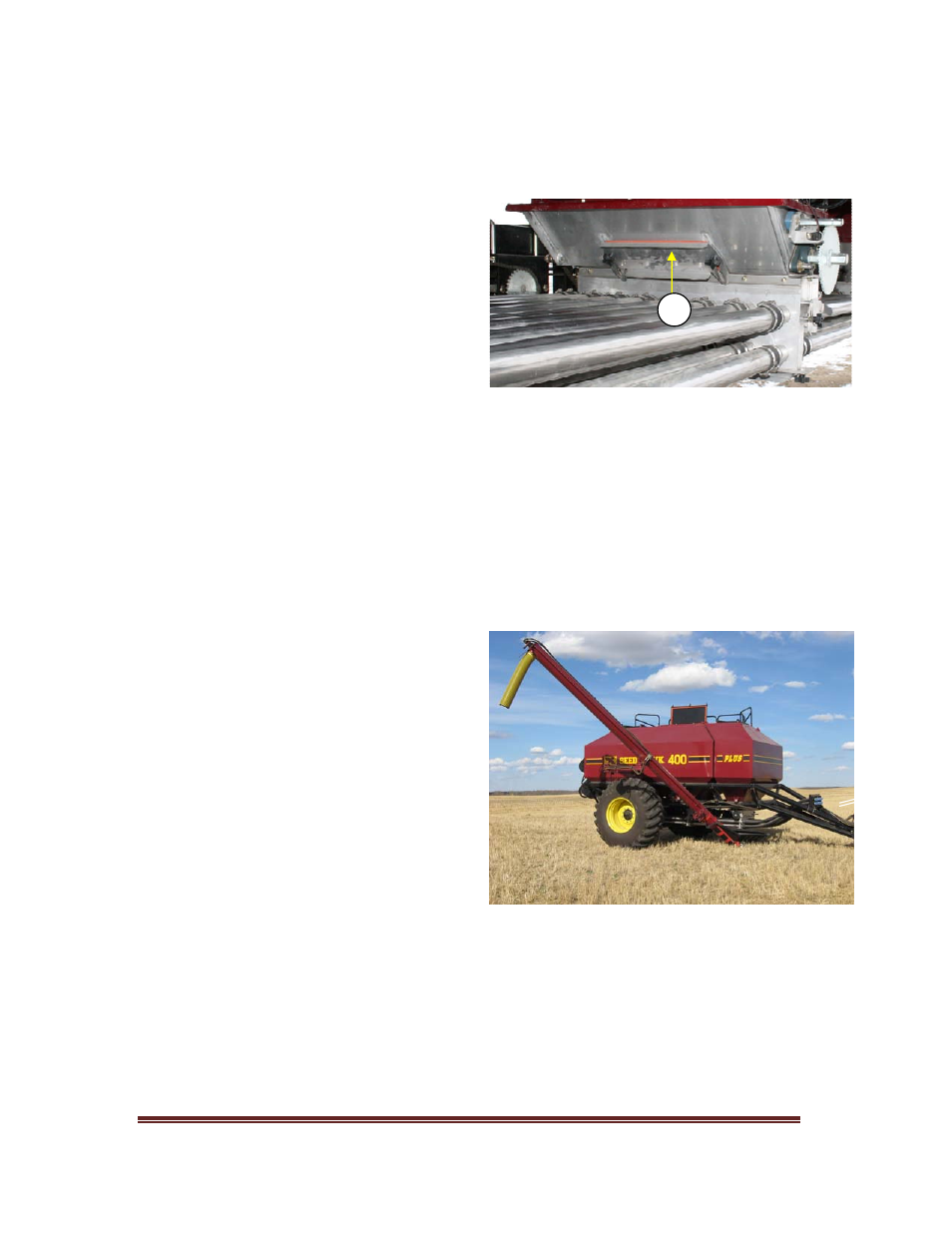 2 operating the auger, 3 auger position for unloading air tank | Seed Hawk GRANULAR AND LIQUID TANKS 2009 User Manual | Page 22 / 72