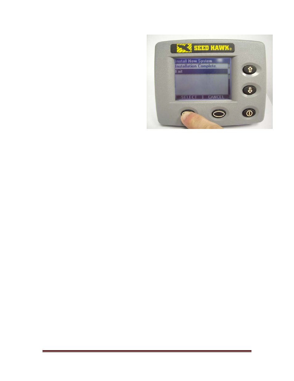 Seed Hawk GRANULAR AND LIQUID TANKS 2009 User Manual | Page 48 / 72