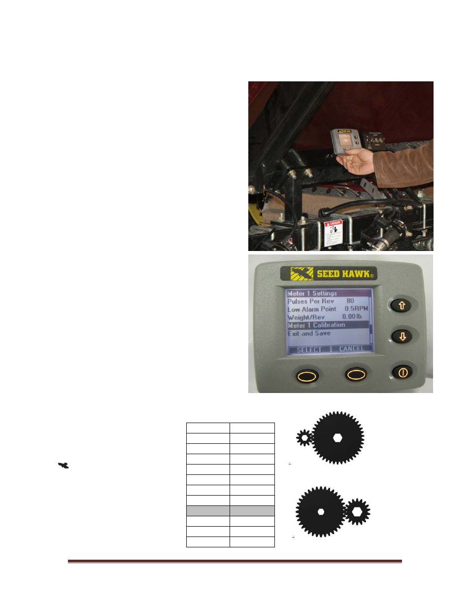 5 meter calibration & procedures | Seed Hawk GRANULAR AND LIQUID TANKS 2009 User Manual | Page 56 / 72