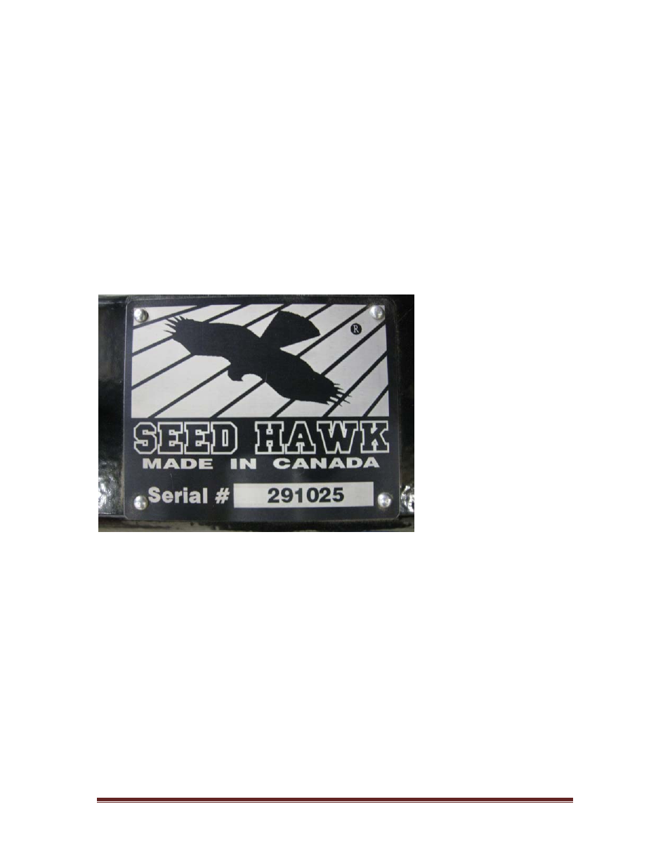 3 machine serial number | Seed Hawk GRANULAR AND LIQUID TANKS 2009 User Manual | Page 7 / 72