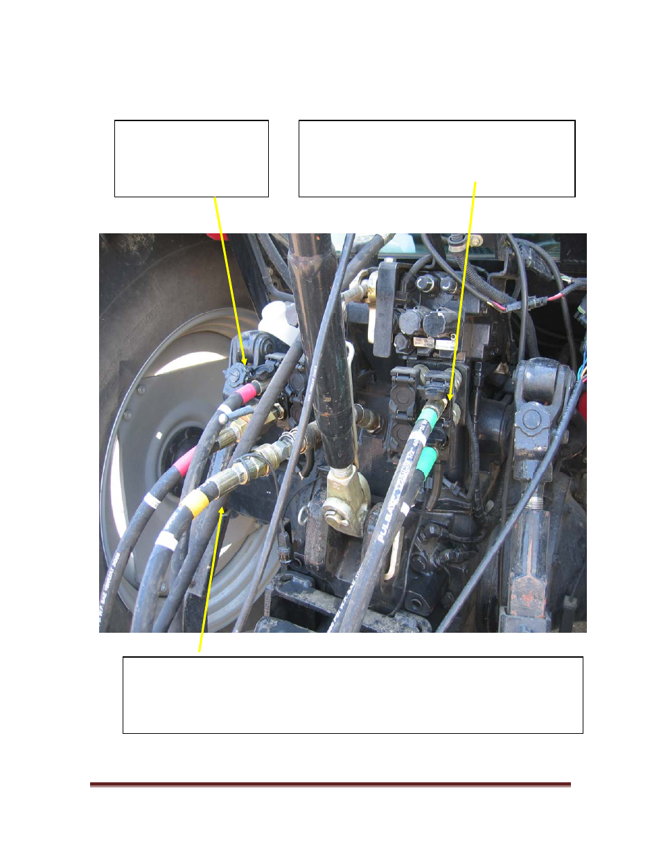 3 hydraulic hose hook up | Seed Hawk TOOLBAR 2009 User Manual | Page 28 / 73