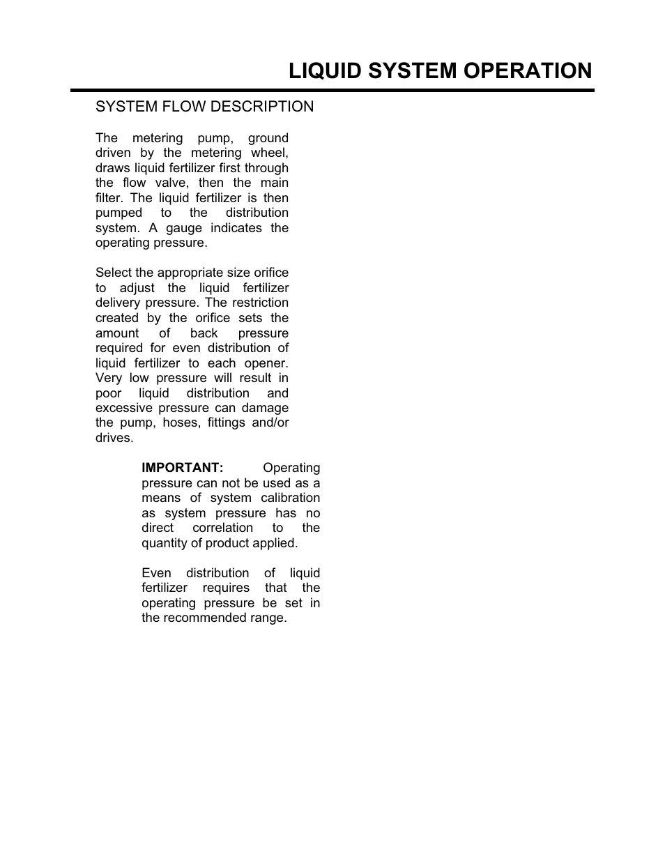 Liquid system operation | Seed Hawk GRANULAR AND LIQUID TANKS 2008 User Manual | Page 36 / 56