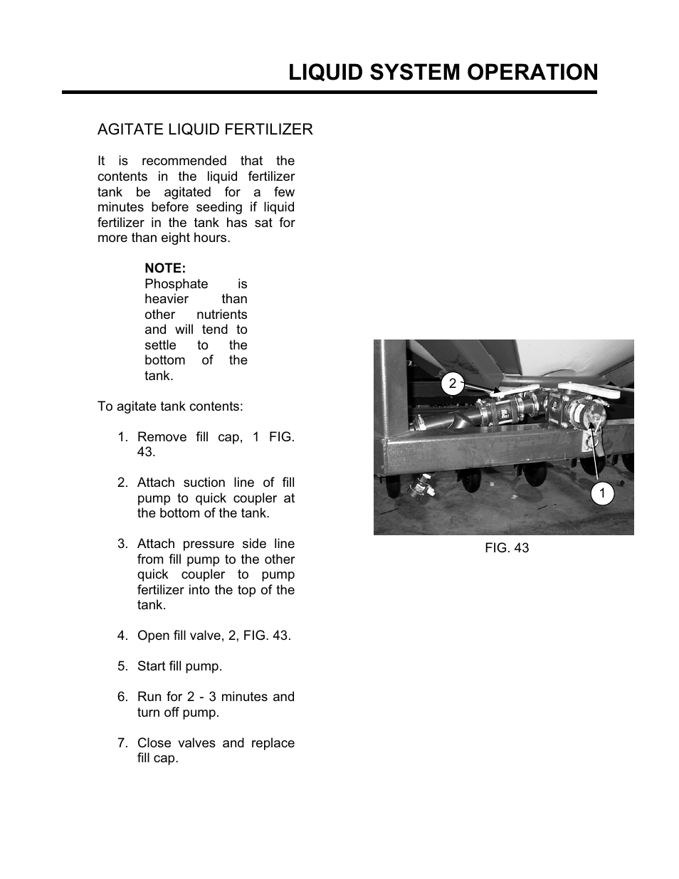 Liquid system operation | Seed Hawk GRANULAR AND LIQUID TANKS 2008 User Manual | Page 39 / 56