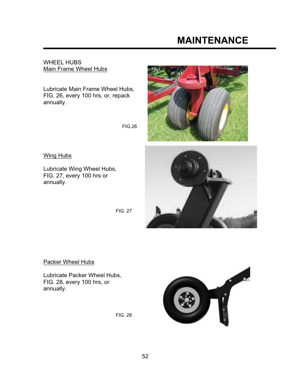 Maintenance | Seed Hawk TOOLBAR 2008 User Manual | Page 57 / 85