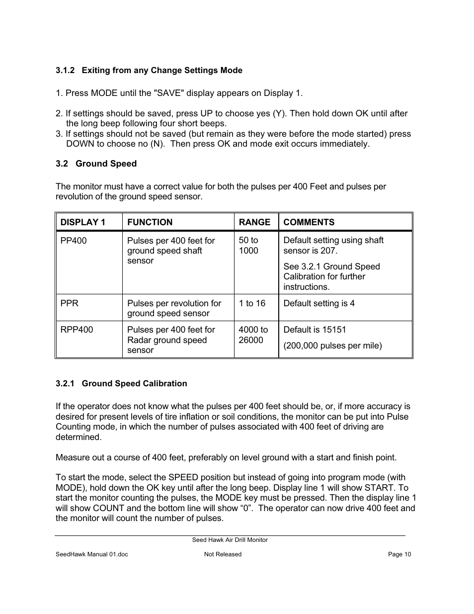 Seed Hawk Air Drill Monitor 2008 User Manual | Page 12 / 28