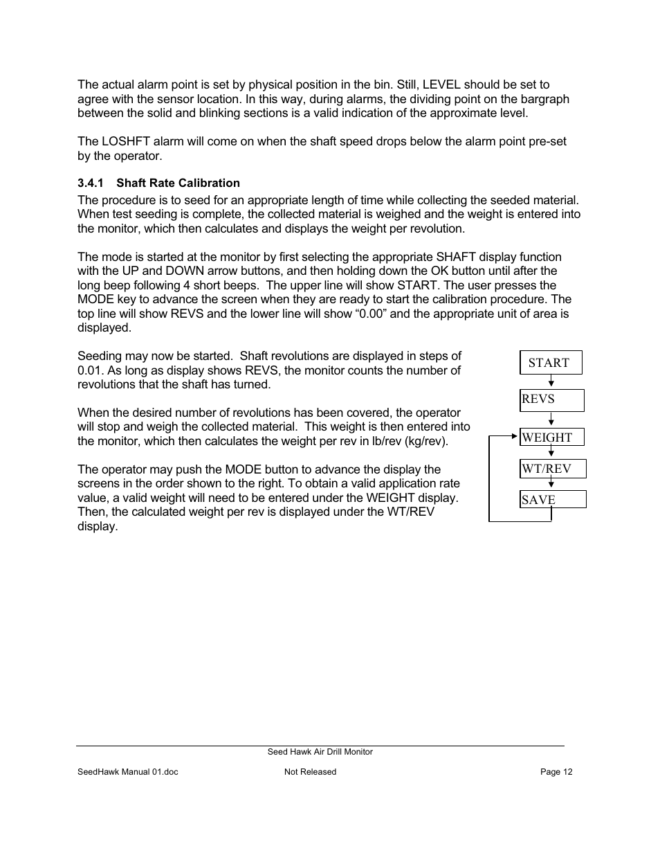 Seed Hawk Air Drill Monitor 2008 User Manual | Page 14 / 28