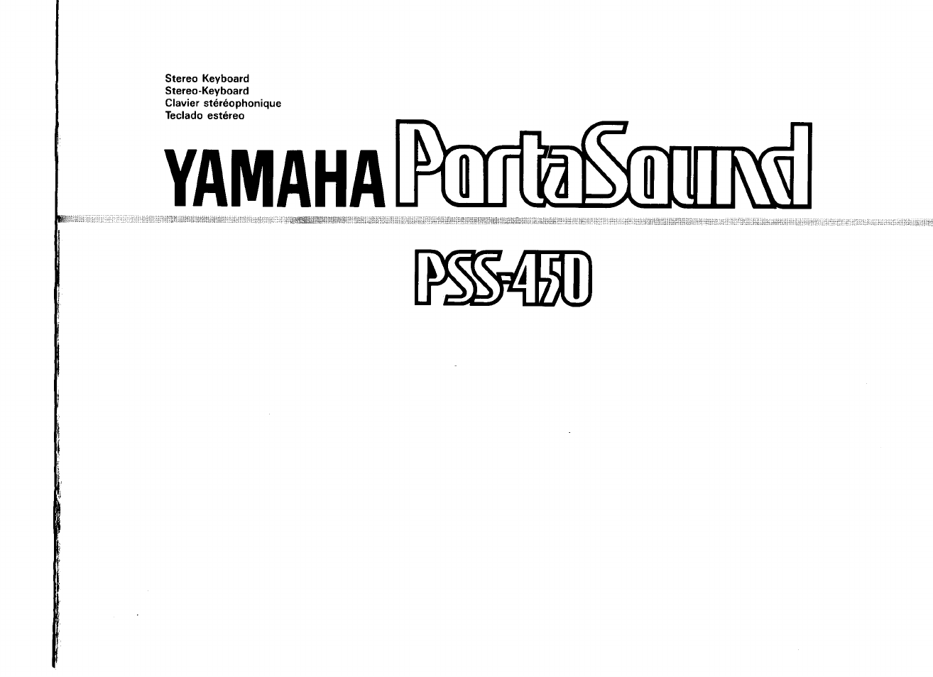 Yamaha PSS-450 User Manual | 16 pages