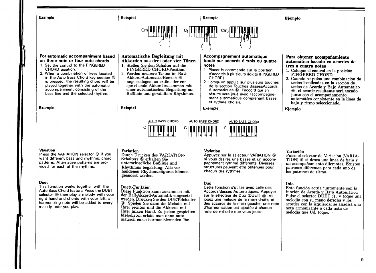 Yamaha PSS-450 User Manual | Page 11 / 16