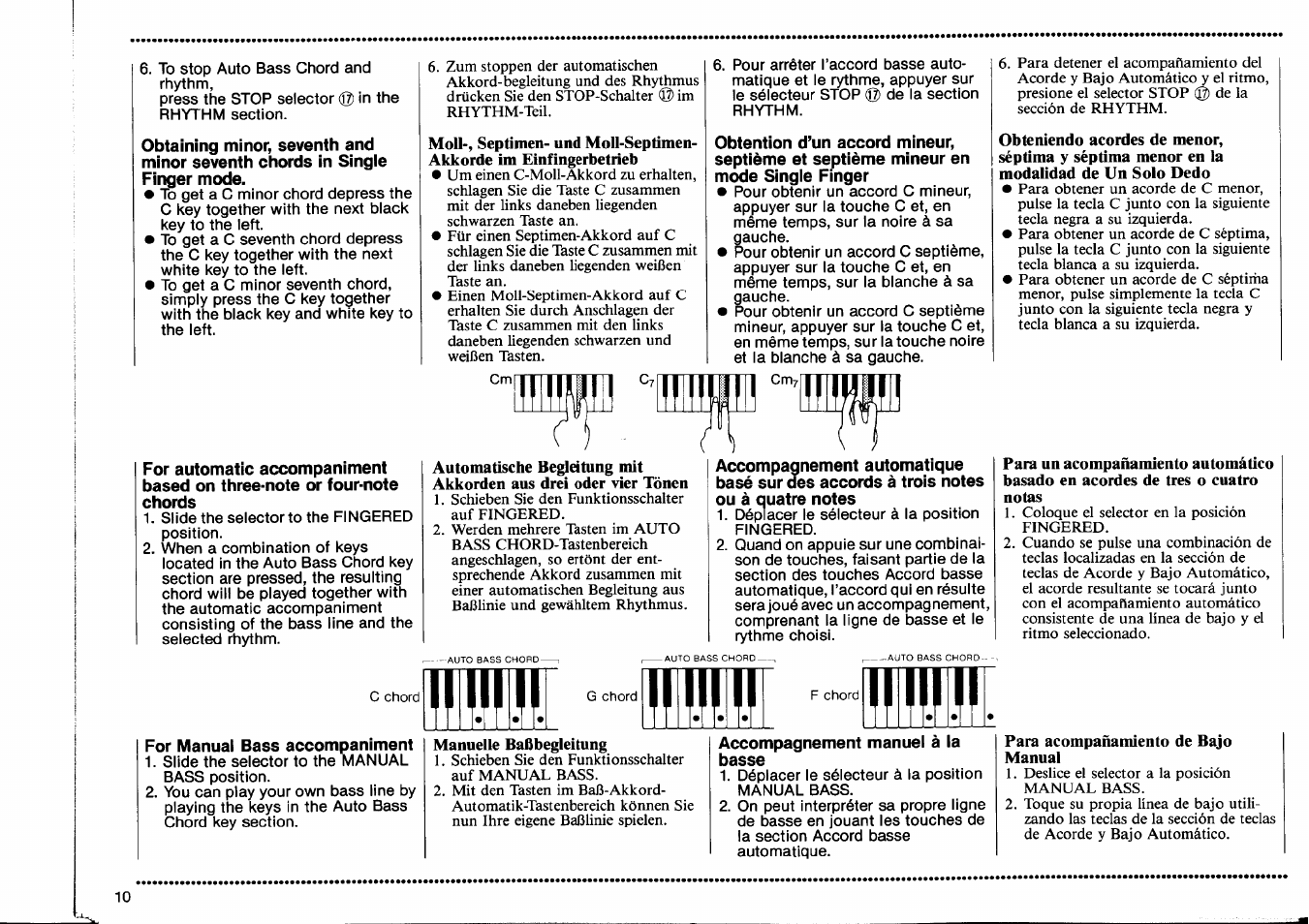 Yamaha PSS-470 User Manual | Page 12 / 24