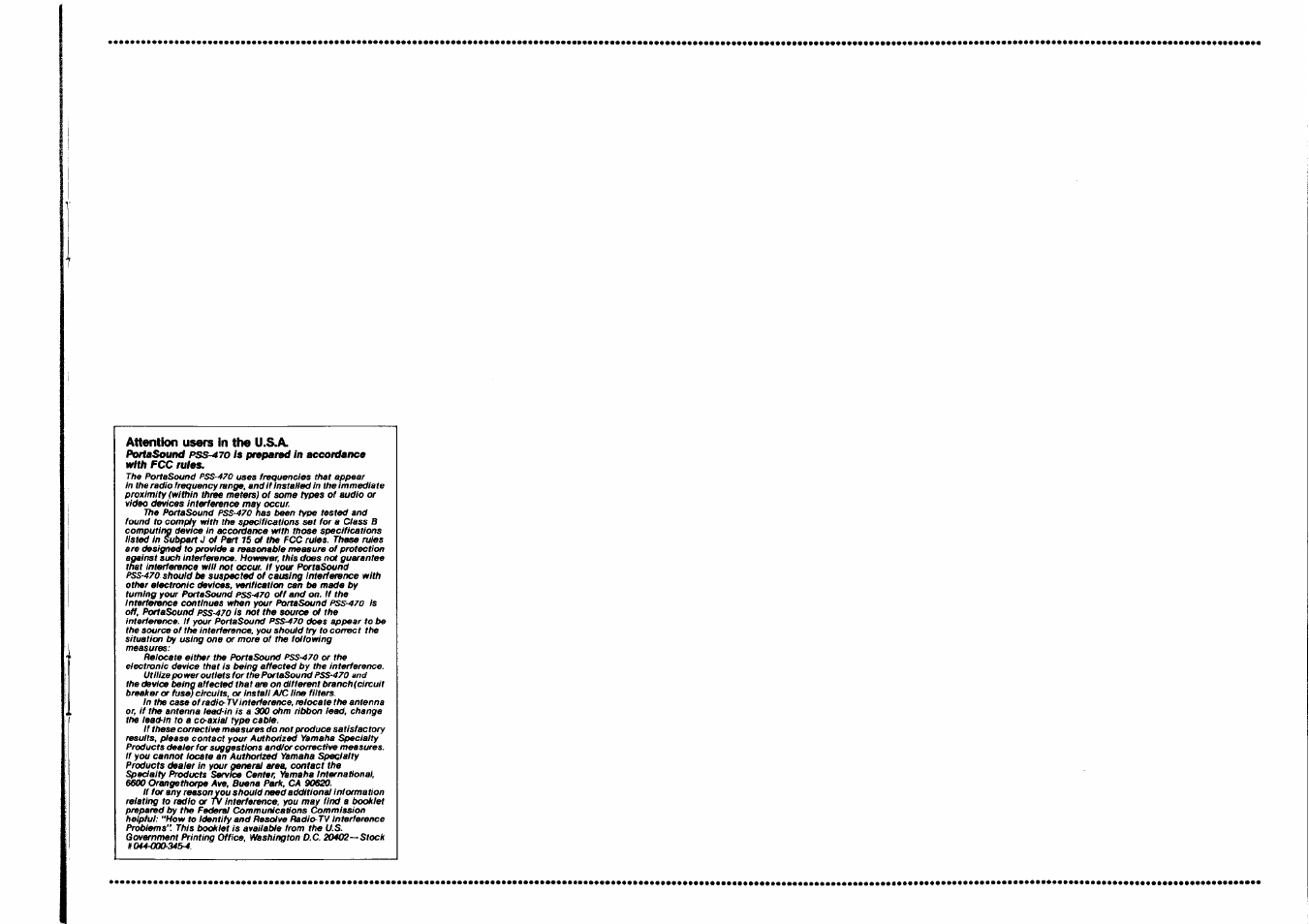 Yamaha PSS-470 User Manual | Page 23 / 24