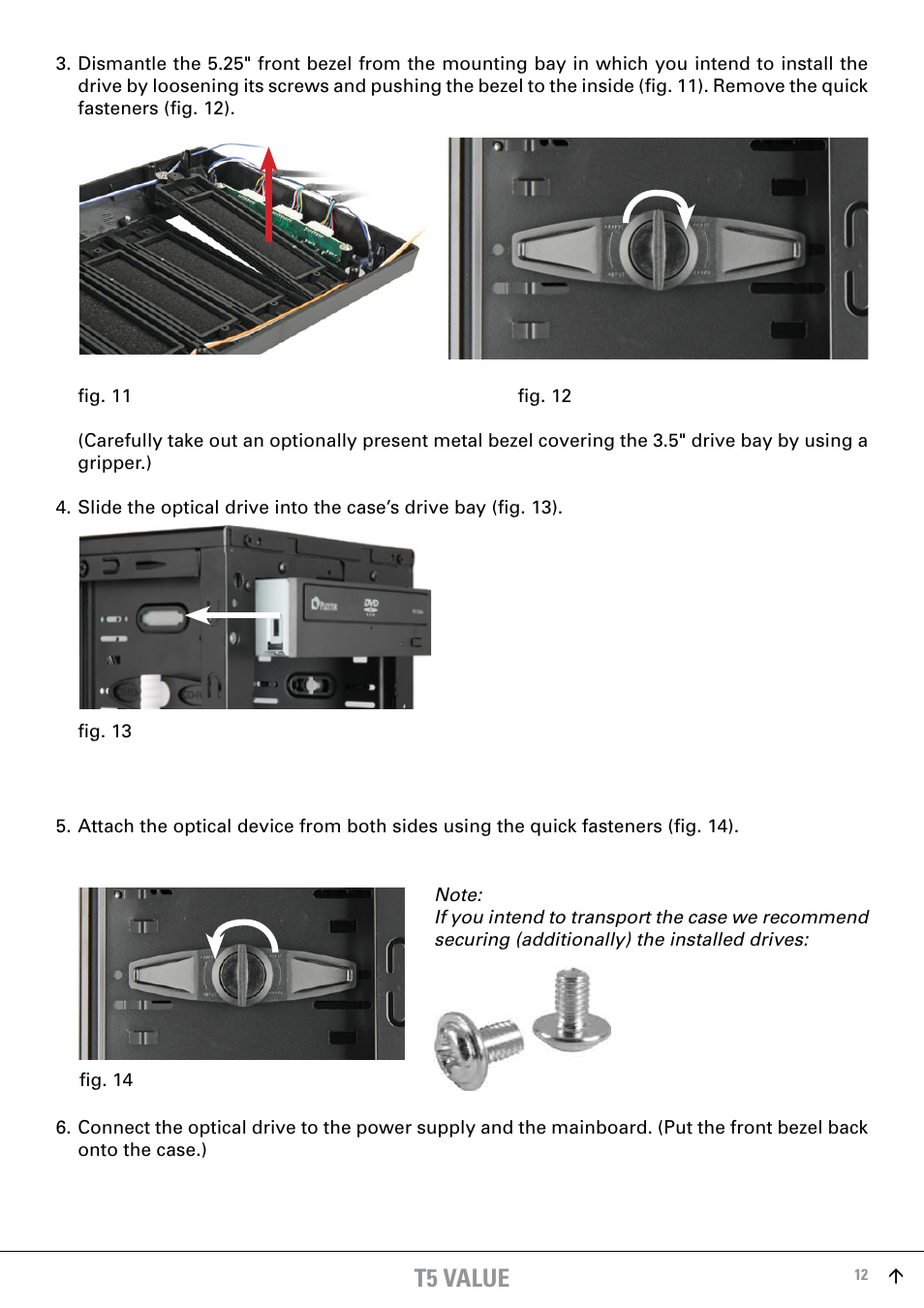 T5 value | SHARKOON T5 Economy User Manual | Page 12 / 17