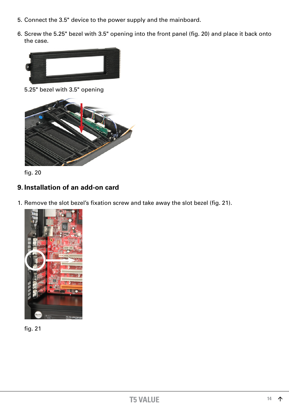 T5 value | SHARKOON T5 Economy User Manual | Page 14 / 17