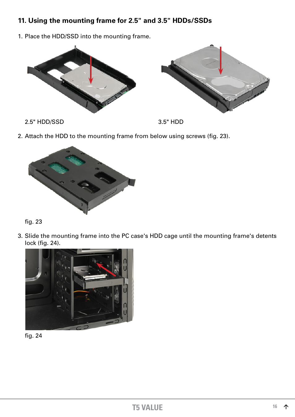 T5 value | SHARKOON T5 Economy User Manual | Page 16 / 17