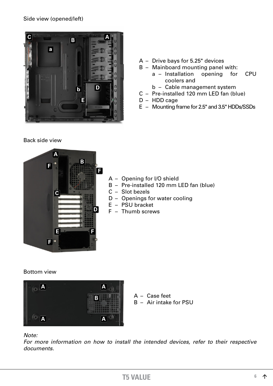 T5 value | SHARKOON T5 Economy User Manual | Page 6 / 17