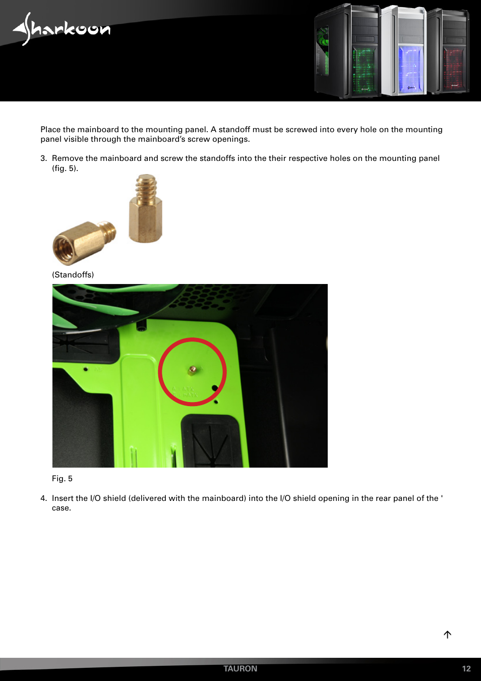 SHARKOON Tauron User Manual | Page 12 / 23