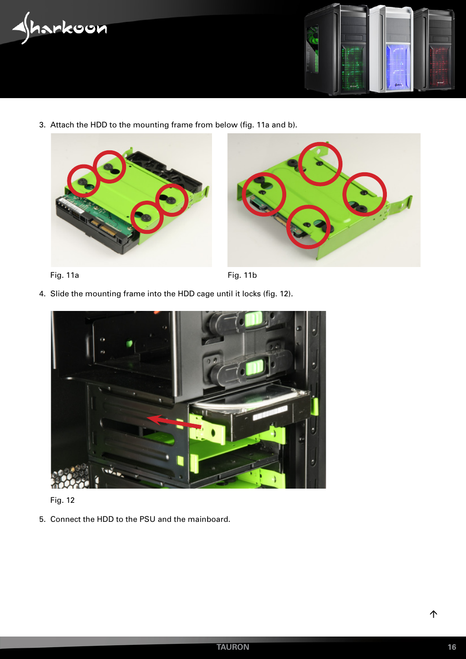SHARKOON Tauron User Manual | Page 16 / 23