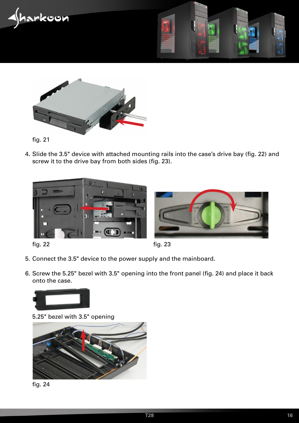 SHARKOON T28 User Manual | Page 16 / 18