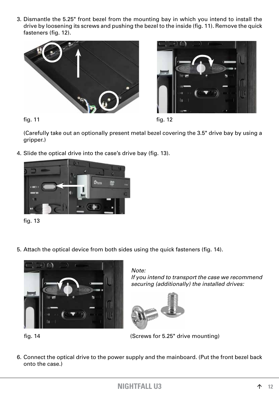 Nightfall u3 | SHARKOON Skiller User Manual | Page 12 / 17