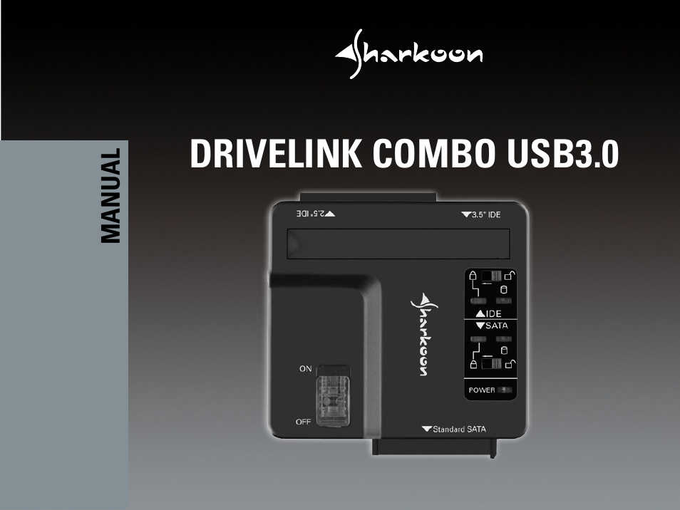 SHARKOON DriveLink Combo USB3.0 User Manual | 5 pages