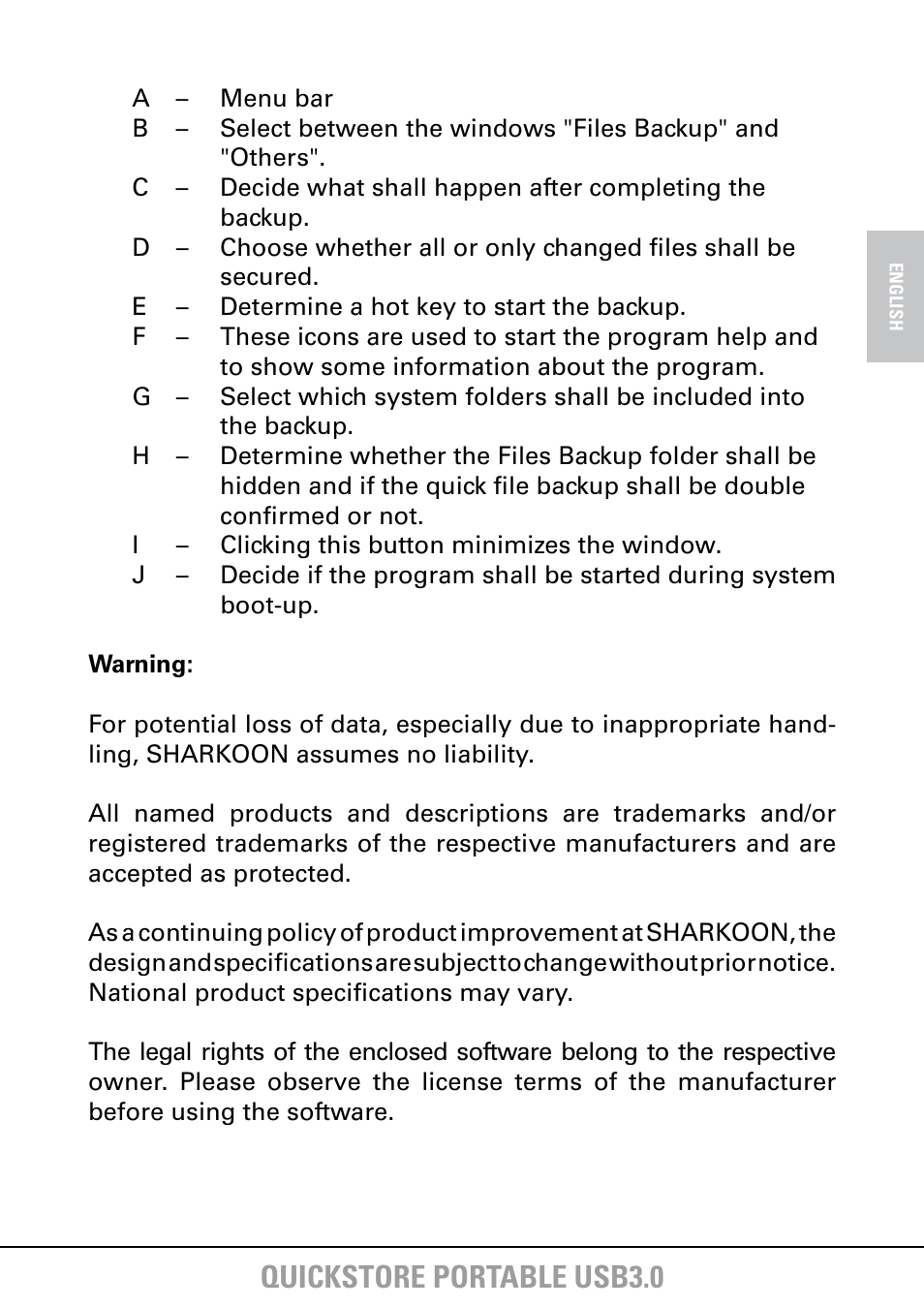 Quickstore portable usb3.0 | SHARKOON QuickStore Portable USB3.0 User Manual | Page 17 / 18