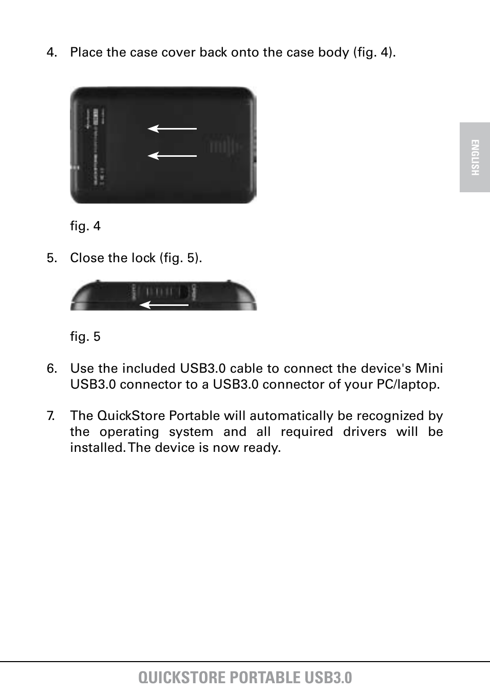 Quickstore portable usb3.0 | SHARKOON QuickStore Portable USB3.0 User Manual | Page 7 / 18