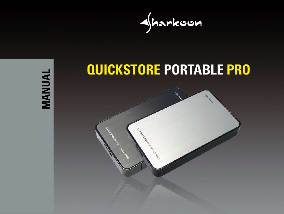 SHARKOON QuickStore Portable Pro User Manual | 6 pages