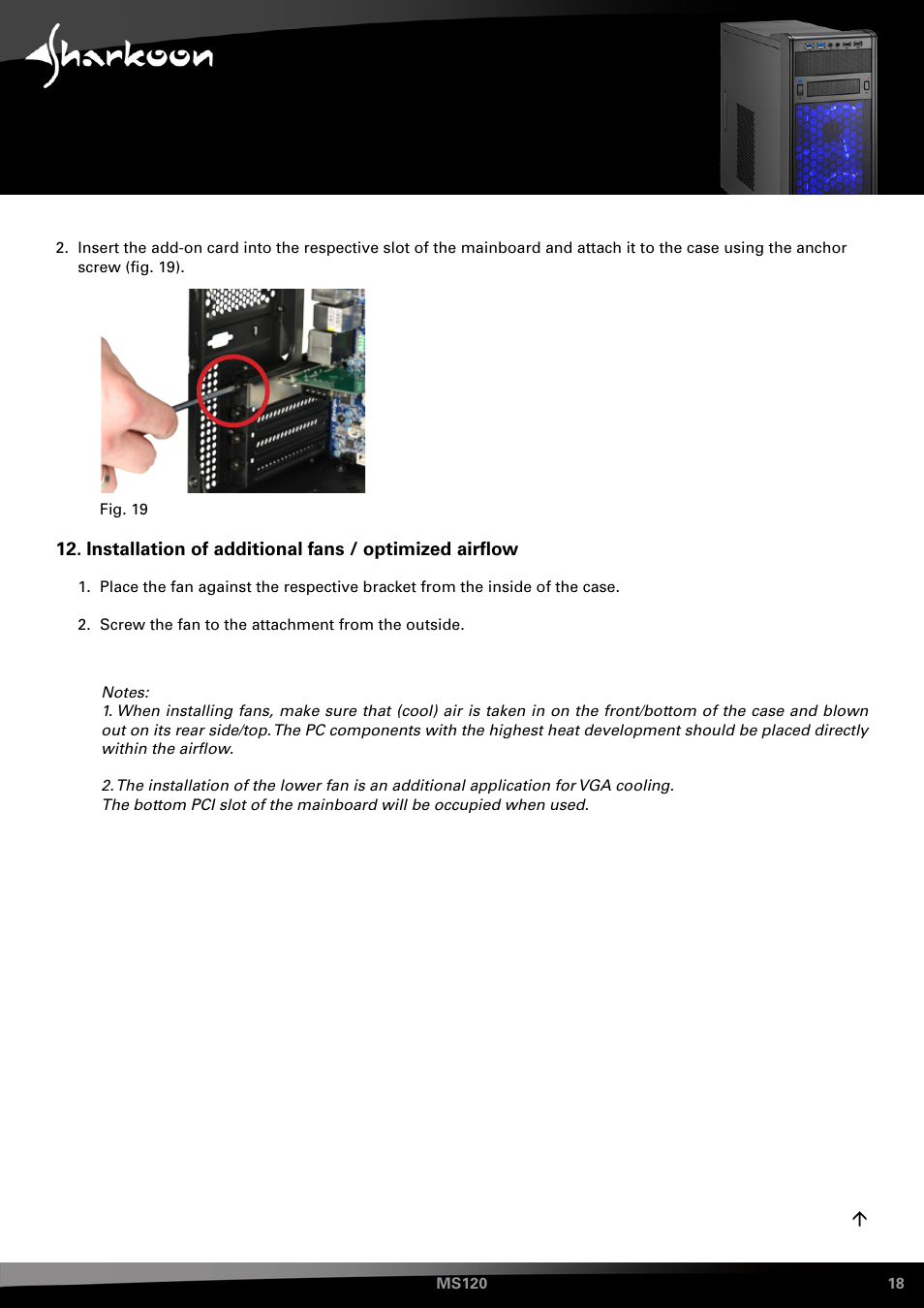 SHARKOON MS120 User Manual | Page 18 / 19
